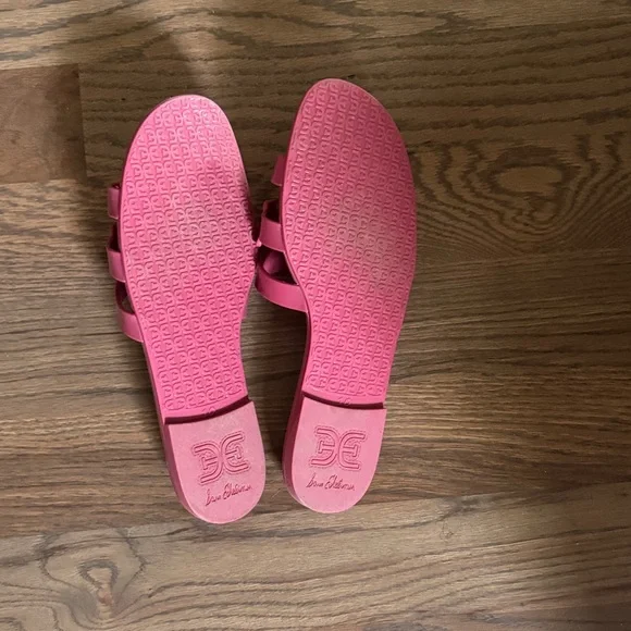 Sam Edelman Fuchsia Slide Sandals - Picture 4 of 4
